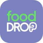 fooddrop: food delivery android application logo